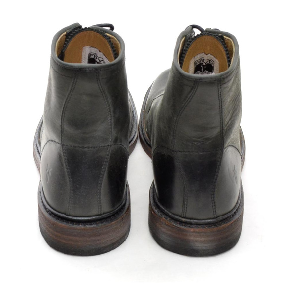 Frye James Rugged Leather Lace Boots Men 7.5 - NIB - Picture 4 of 6